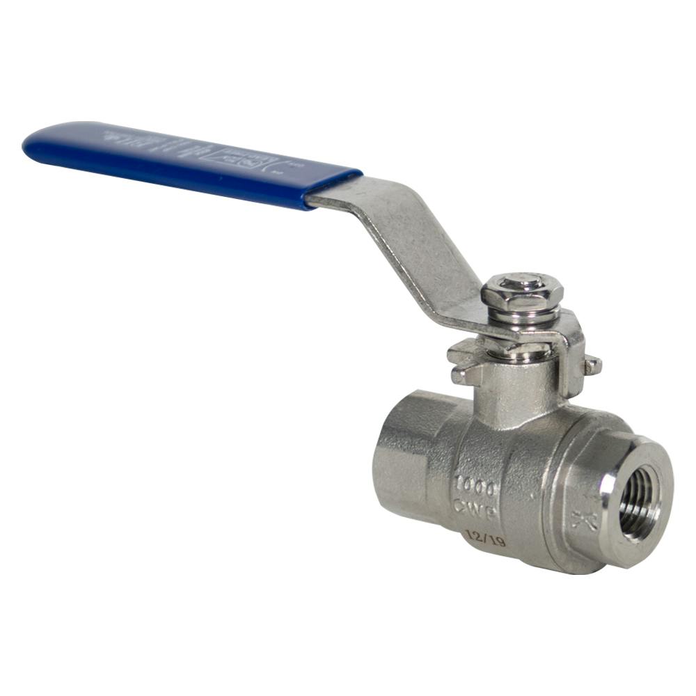1/4" FNPT 304 Stainless Steel Ball Valve