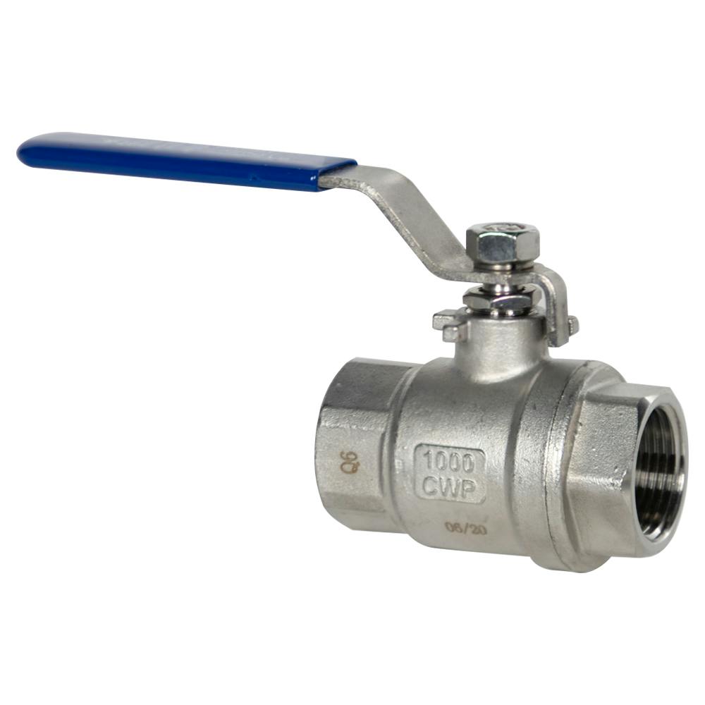 3/4" FNPT 304 Stainless Steel Ball Valve