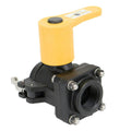 1-1/2" Male Adapter Banjo® Black Fiberglass-Reinforced Polypropylene Dry-Mate® Ball Valve