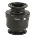 2" Manifold Flange Banjo® Black Fiberglass-Reinforced Polypropylene Full Port Check Valve with EPDM Seal - Up to 180 gpm
