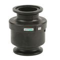 2" Manifold Flange Banjo® Black Fiberglass-Reinforced Polypropylene Full Port Check Valve with Viton™ Seal - Up to 180 gpm