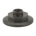 2" Full Port Manifold Flange Banjo® Black Fiberglass-Reinforced Polypropylene Plug with 3/8" FNPT Through Port