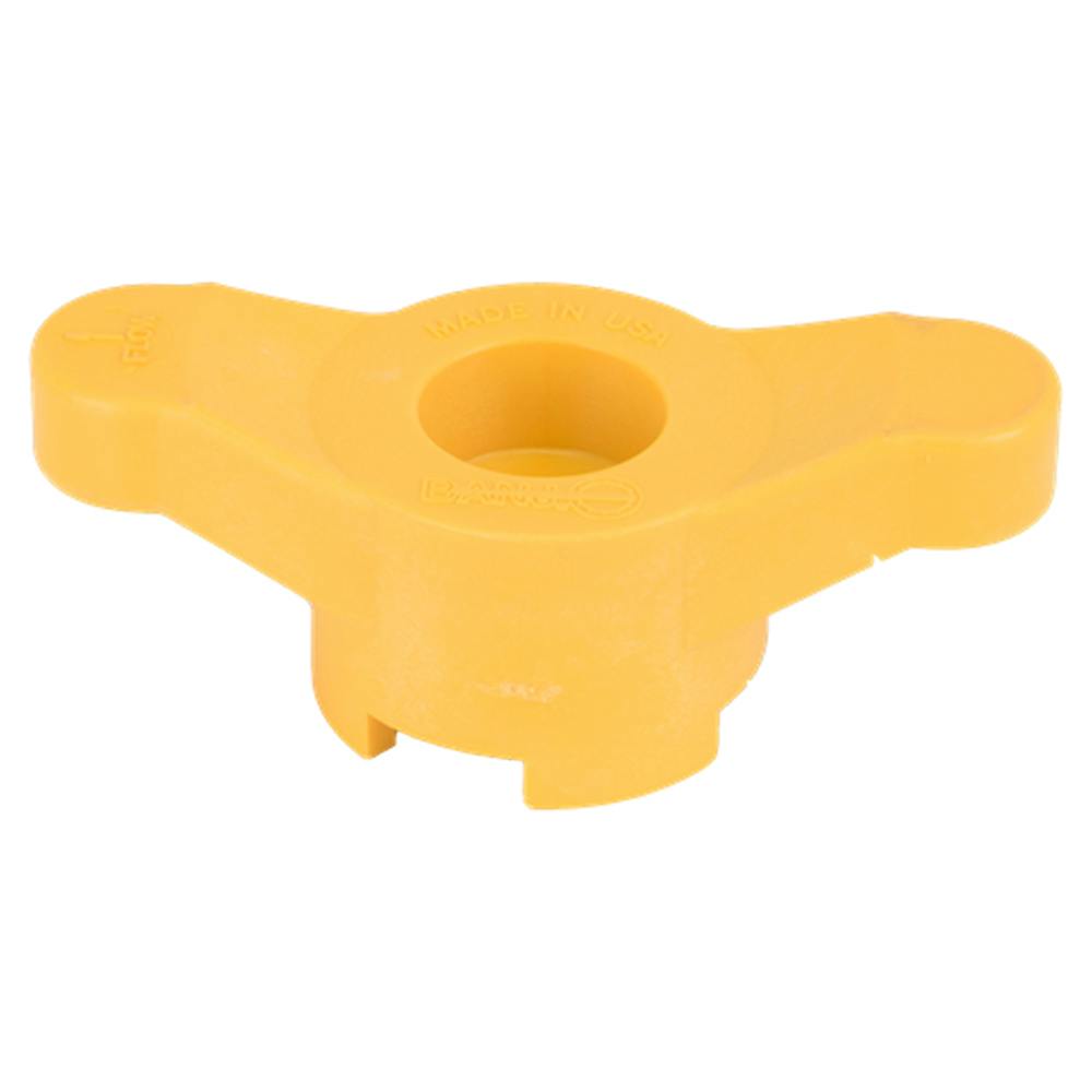 Yellow Replacement Handle for Select 2" Banjo® Bottom Load Ball Valves