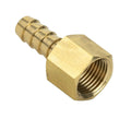 3/8" FNPT x 3/8" Hose Barb Brass Female Hose Connector