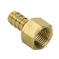 1/2" FNPT x 1/2" Hose Barb Brass Female Hose Connector