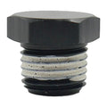 1/8" MNPT Black Aluminum Manifold Plug
