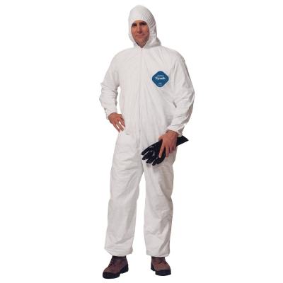 Medium Tyvek® Coverall Zipper Front, Hood, Elastic Wrist & Ankles