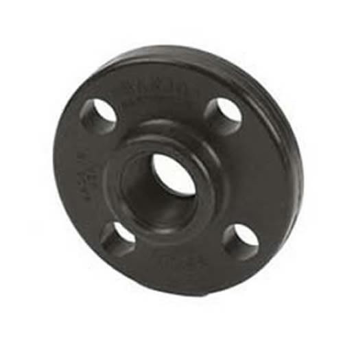 1" FNPT Banjo® Black Fiberglass-Reinforced Polypropylene Threaded Flange