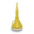 Yellow 1-1/2 Quart Double Capped Funnel