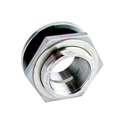 3" Stainless Steel Bulkhead with EPDM Gasket - 4-3/8" Hole Size