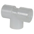 1/2" Chemtrol® Chem-Pure® Natural Polypropylene Schedule 80 Socket Tee