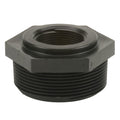 3" MNPT x 1-1/2" FNPT Banjo® Black Fiberglass-Reinforced Polypropylene Reducer Bushing
