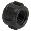 3/8" FNPT Banjo® Black Fiberglass-Reinforced Polypropylene Pipe Cap