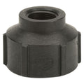 2" FNPT x 1" FNPT Banjo® Black Fiberglass-Reinforced Polypropylene Pipe Reducing Coupling