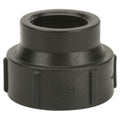 3" FNPT x 2" FNPT Banjo® Black Fiberglass-Reinforced Polypropylene Pipe Reducing Coupling