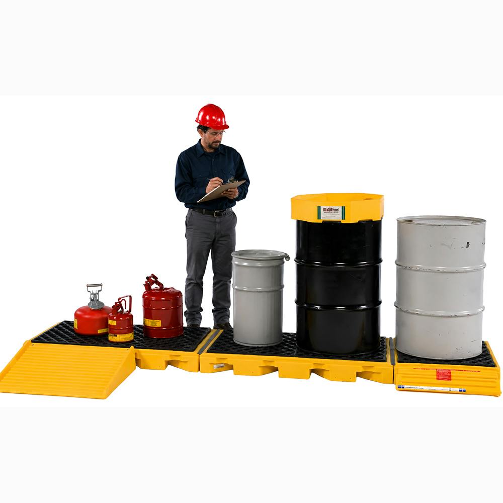 UltraTech 6-Drum Ultra-Inline Spill Deck® Inline Model 156" L x 25.9" W x 5.8" Hgt.