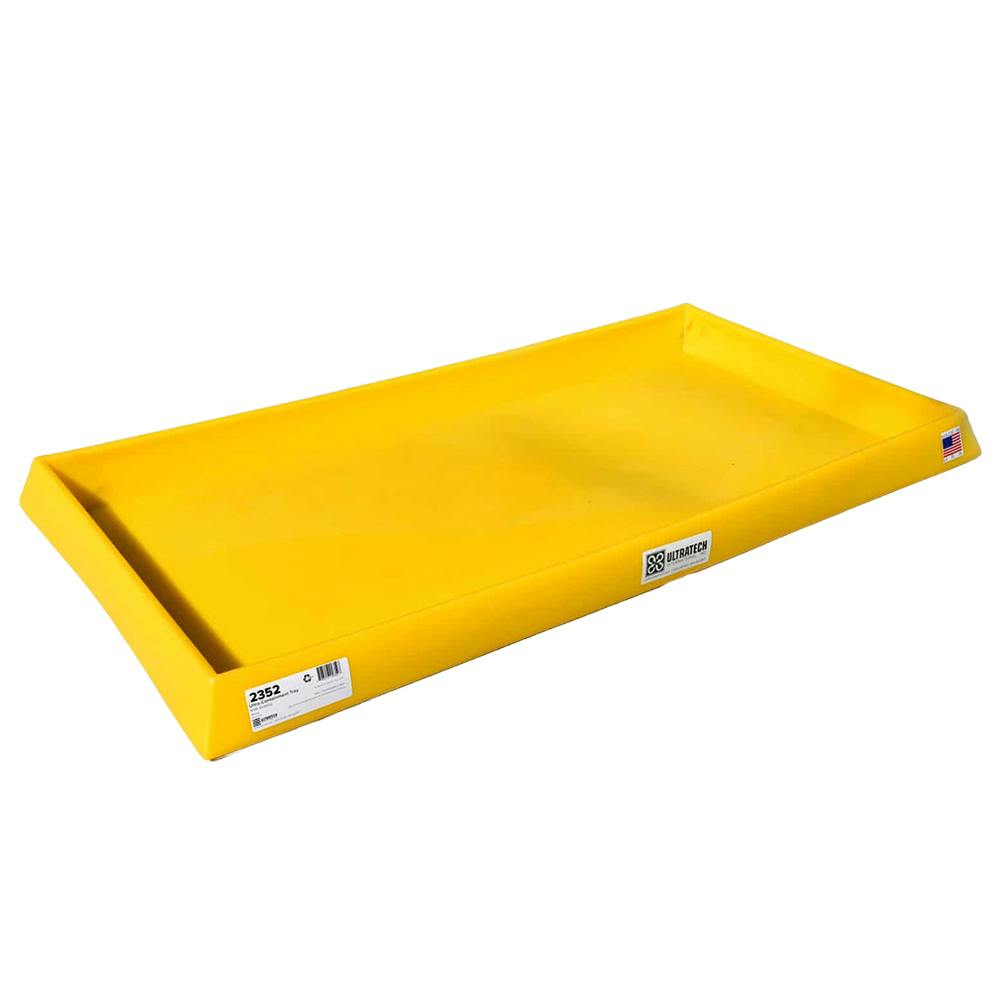 UltraTech 16.5 Gallon Ultra-Containment Tray® Without Grate 54" L x 29.8" W x 3.5" Hgt.