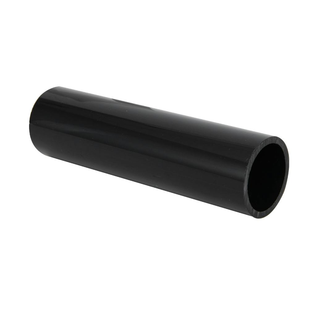 1-1/4" Schedule 40 Black PVC Furniture-Grade Pipe - 10' Length