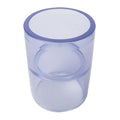 1-1/4" DuraClear UV Schedule 40 Clear PVC Furniture-Grade Socket External Straight Coupling
