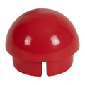 1-1/4" Schedule 40 Red PVC Furniture-Grade Socket Internal Ball Cap