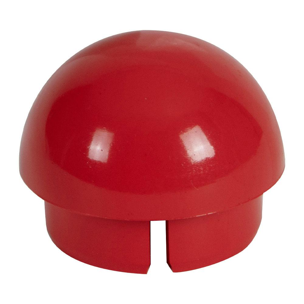 1-1/4" Schedule 40 Blue PVC Furniture-Grade Socket Internal Ball Cap
