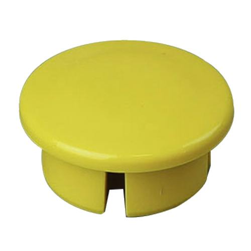 1-1/4" Schedule 40 Yellow PVC Furniture-Grade Socket Internal Dome Cap
