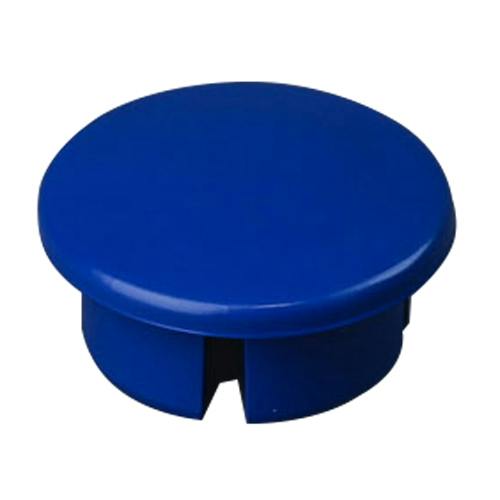 1-1/4" Schedule 40 Blue PVC Furniture-Grade Socket Internal Dome Cap
