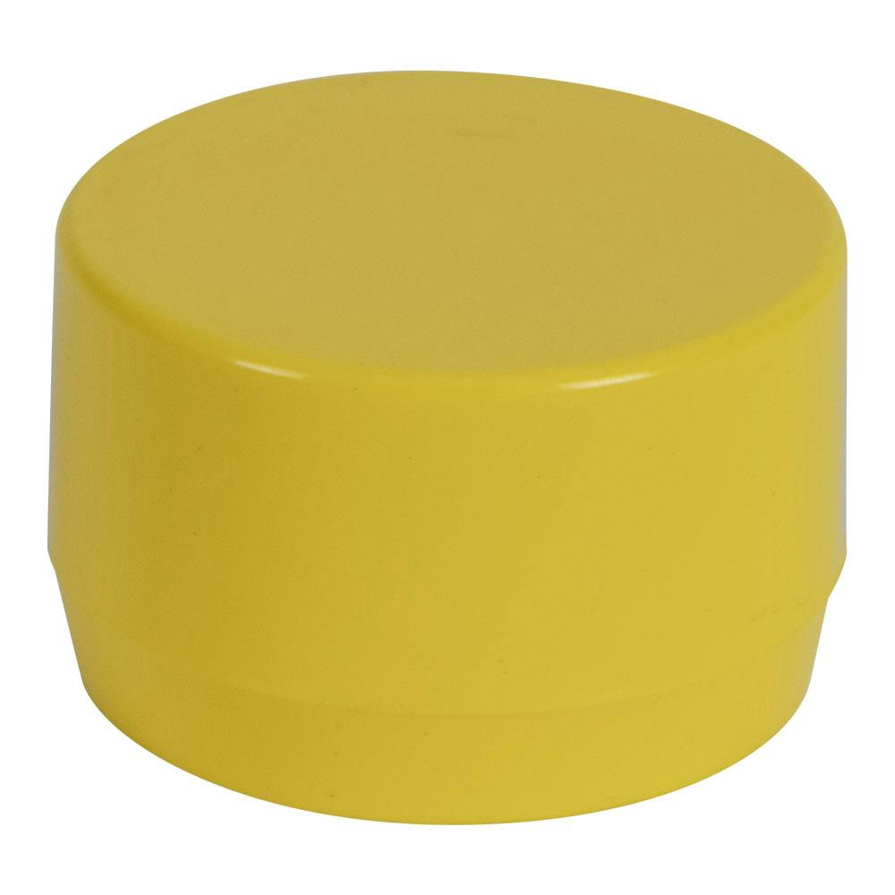 1-1/4" Schedule 40 Yellow PVC Furniture-Grade Socket External Cap