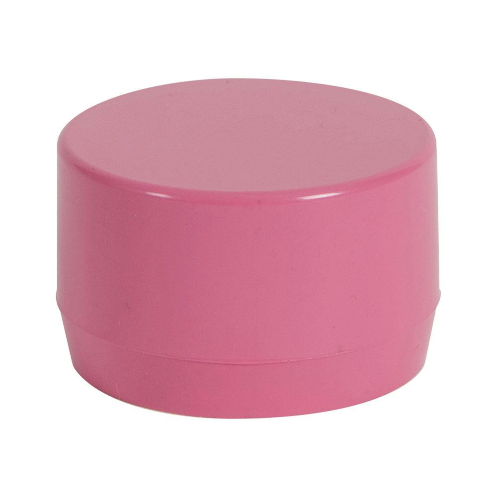 1-1/4" Schedule 40 Pink PVC Furniture-Grade Socket External Cap