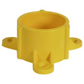1-1/4" Schedule 40 Yellow PVC Furniture-Grade Socket Table Cap