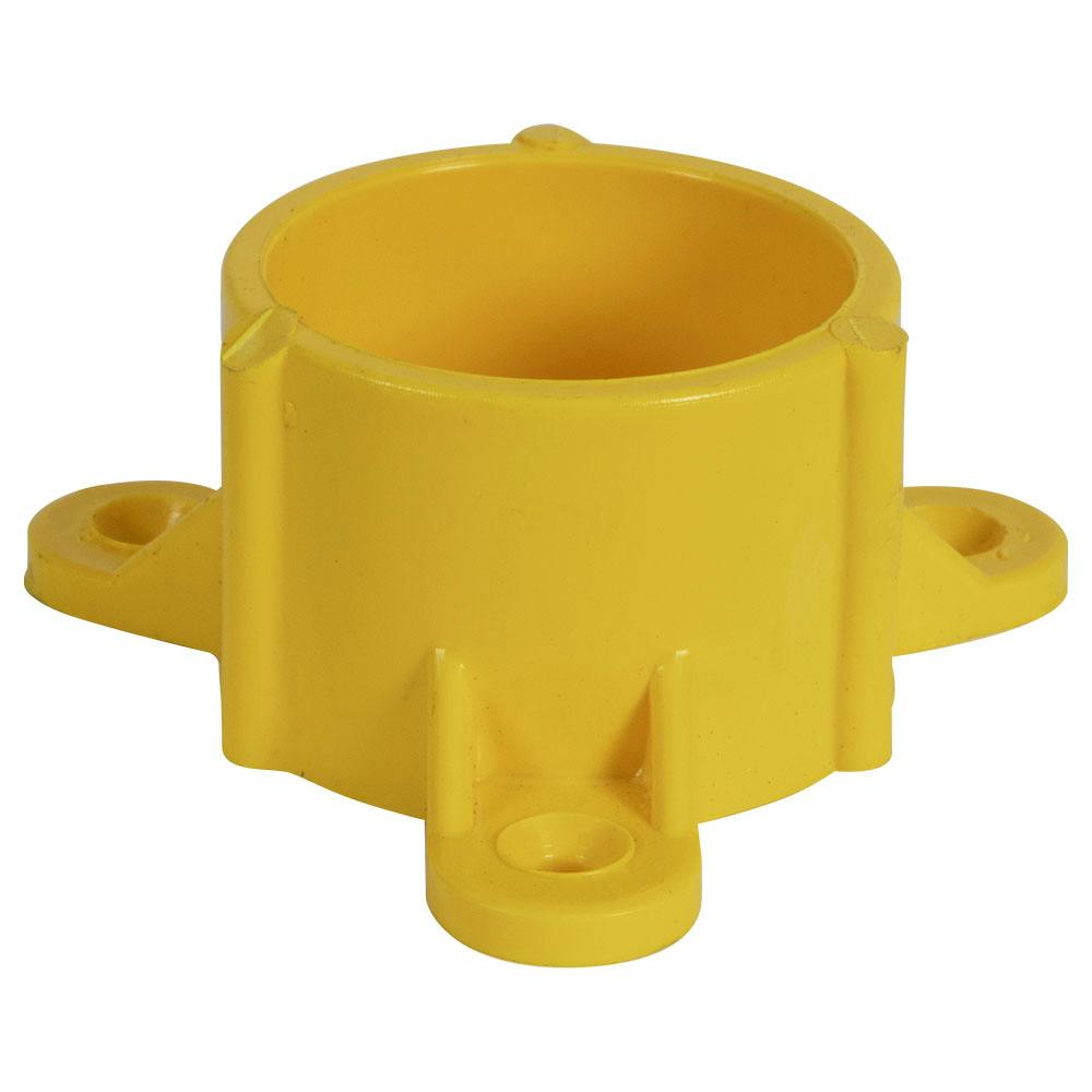 1-1/4" Schedule 40 Yellow PVC Furniture-Grade Socket Table Cap