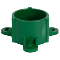 1-1/4" Schedule 40 Green PVC Furniture-Grade Socket Table Cap
