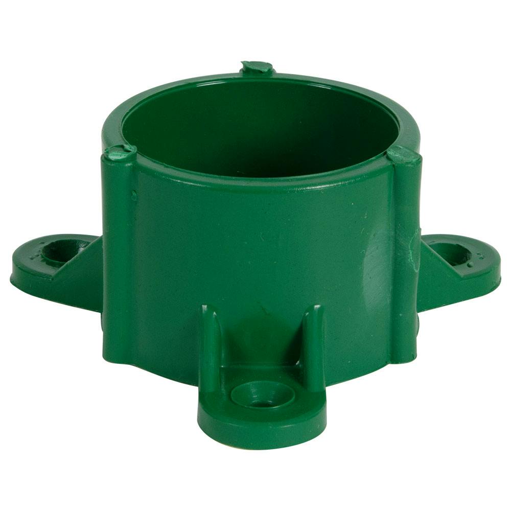 1-1/4" Schedule 40 Green PVC Furniture-Grade Socket Table Cap