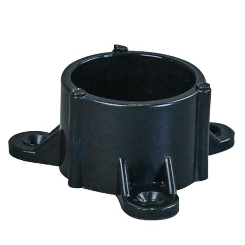 1-1/4" Schedule 40 Black PVC Furniture-Grade Socket Table Cap