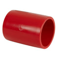 1-1/4" Schedule 40 Red PVC Furniture-Grade Socket External Straight Coupling