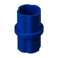 1-1/4" Schedule 40 Blue PVC Furniture-Grade Socket Internal Straight Coupling