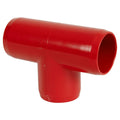 1-1/4" Schedule 40 Red PVC Furniture-Grade Socket Tee