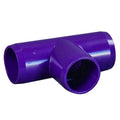 1-1/4" Schedule 40 Purple PVC Furniture-Grade Socket Tee