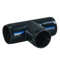 1-1/4" Schedule 40 Black PVC Furniture-Grade Socket Tee