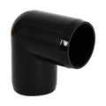 1-1/4" Schedule 40 Black PVC Furniture-Grade Socket 90° Elbow