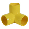 1-1/4" Schedule 40 Yellow PVC Furniture-Grade Socket 3-Way Elbow