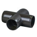 1-1/4" Schedule 40 Bronze PVC Furniture-Grade Socket Cross