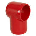 1-1/4" Schedule 40 Red PVC Furniture-Grade Socket Slip Tee