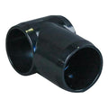 1-1/4" Schedule 40 Black PVC Furniture-Grade Socket Slip Tee