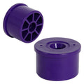 Purple PVC Fitting Adapter Cap for 7/16" Stud Caster & 1-1/4" Furniture-Grade PVC Socket Fitting