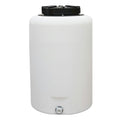 25 Gallon Tamco® Vertical Natural PE Tank with 12-1/2" Lid & 3/4" Fitting - 19" Dia. x 27" Hgt.