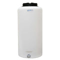 35 Gallon Tamco® Vertical Natural PE Tank with 12-1/2" Lid & 3/4" Fitting - 19" Dia. x 37" Hgt.