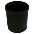 20 Gallon Black LLDPE Cylindrical Tamco® Heavy-Wall Graduated Tank with External Flange - 19" Dia. x 22" Hgt. (Cover Sold Separately)