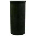 35 Gallon Black LLDPE Cylindrical Tamco® Heavy-Wall Graduated Tank with External Flange - 19" Dia. x 36" Hgt. (Cover Sold Separately)