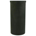 40 Gallon Black LLDPE Cylindrical Tamco® Heavy-Wall Graduated Tank with External Flange - 19" Dia. x 40" Hgt. (Cover Sold Separately)
